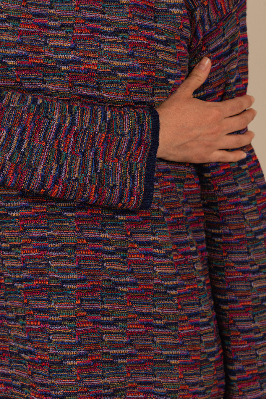 Suéter Ucrania De Baby Alpaca Color Multi