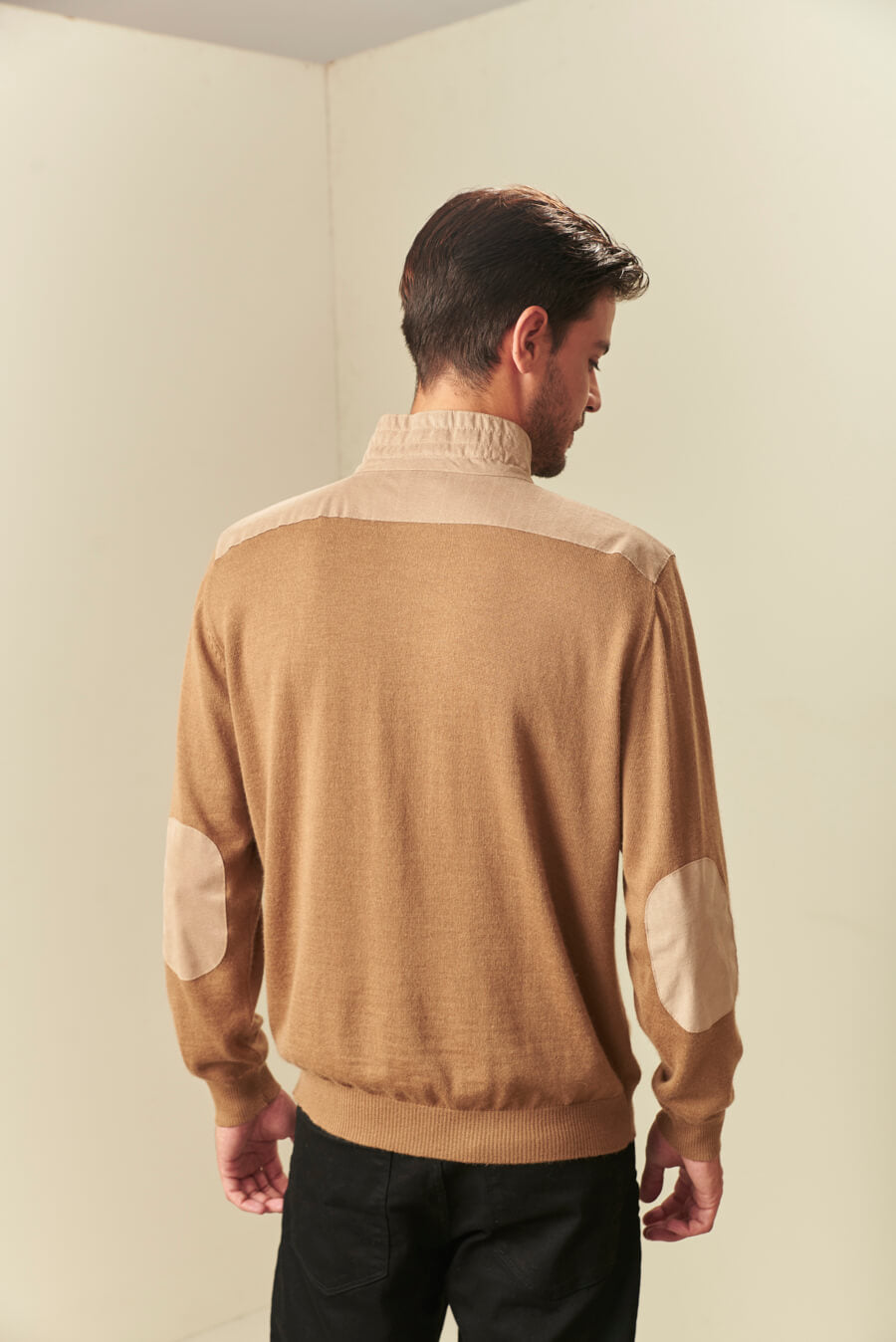 Suéter Berlin De Alpaca 16 Color Camel