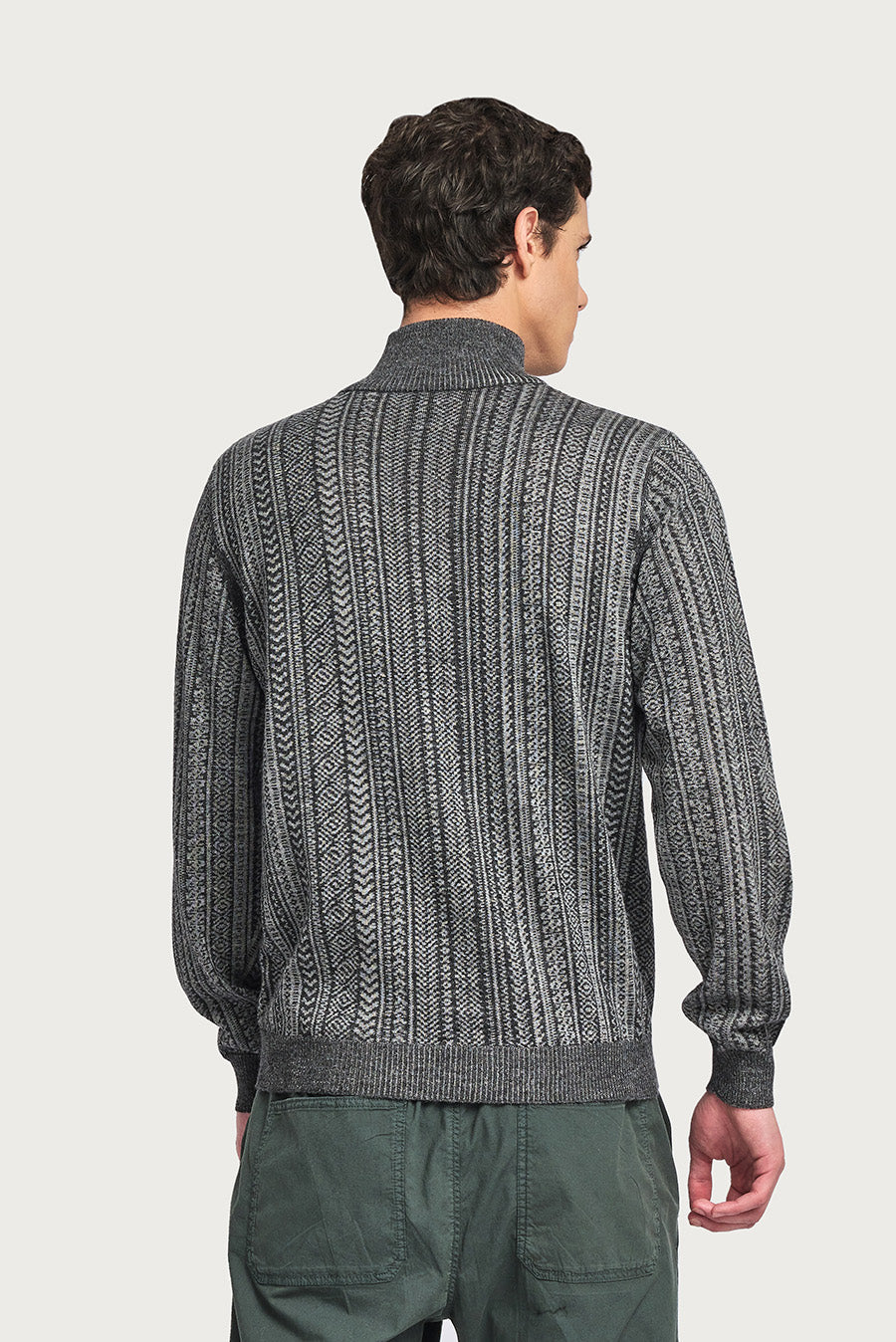 Wilbert Sweater Baby Alpaca Color Antracite
