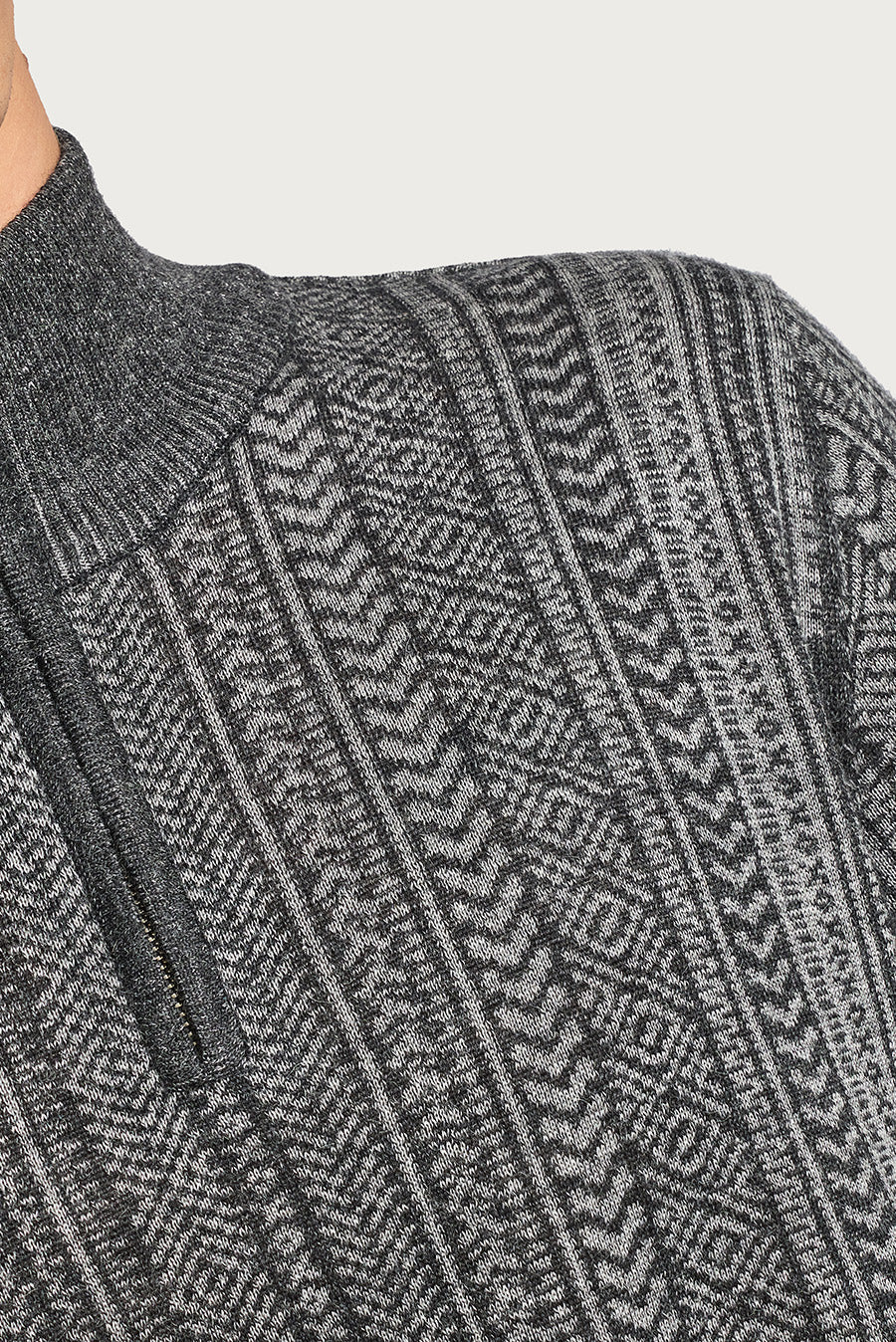 Wilbert Sweater Baby Alpaca Color Antracite