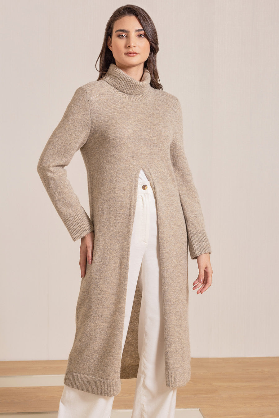 Vicky Tunic Baby Alpaca Color Arena