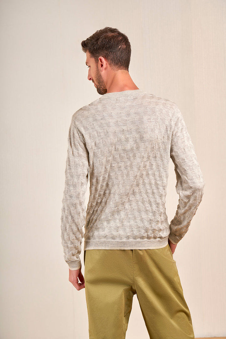 Vasquez Sweater Baby Alpaca Color Penguin&Ecru