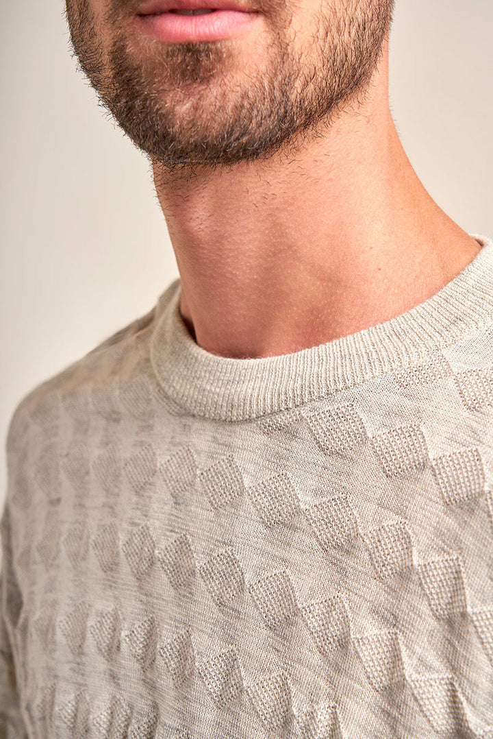 Vasquez Sweater Baby Alpaca Color Penguin&Ecru