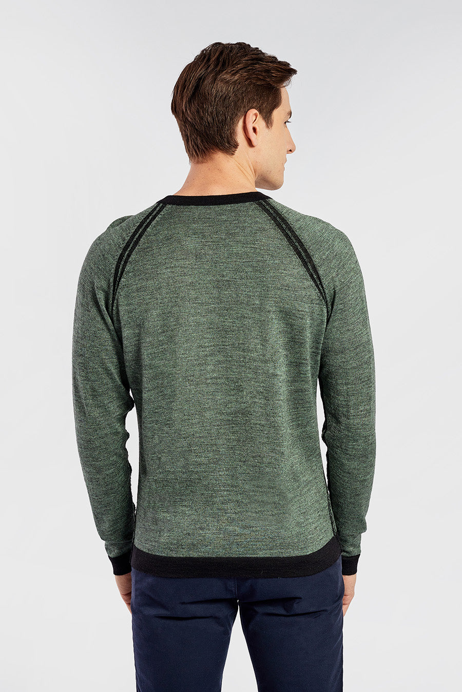 Velarde Sweater Baby Alpaca Color Camuflaje & Black