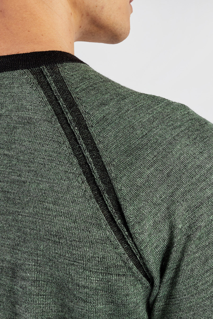 Velarde Sweater Baby Alpaca Color Camuflaje & Black