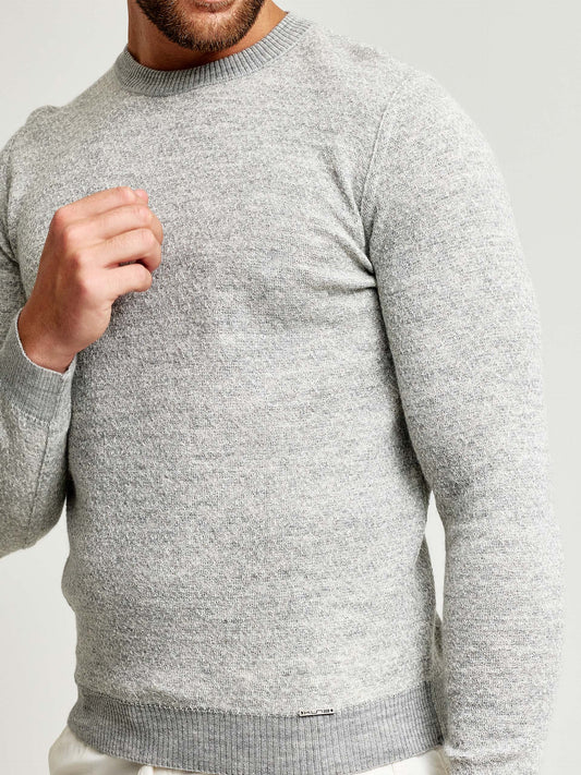 Wimbledon Sweater Baby Alpaca & Silk Color Grey