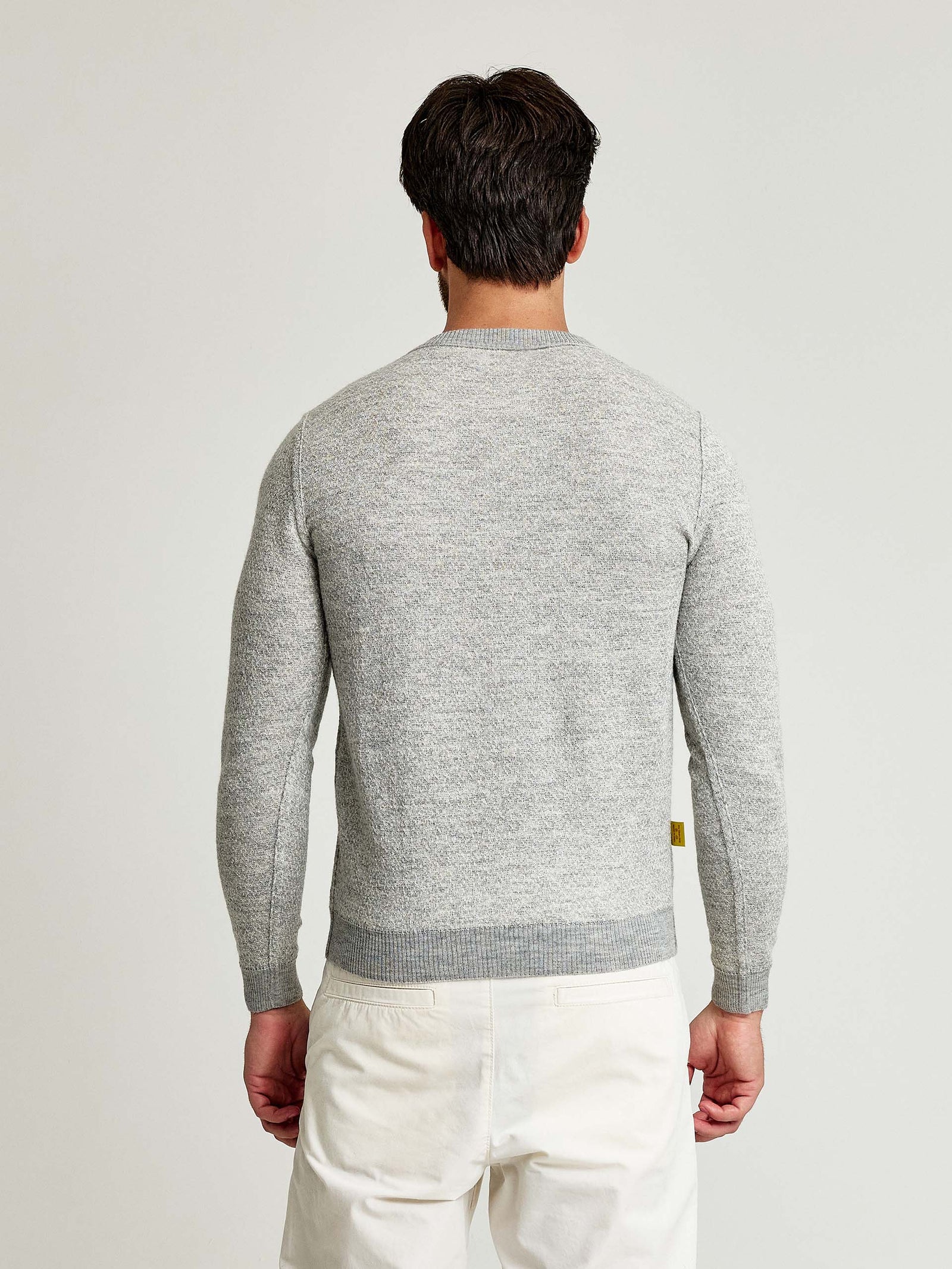 Suéter Wimbledon Alpaca de Bebé y Seda Color Gris