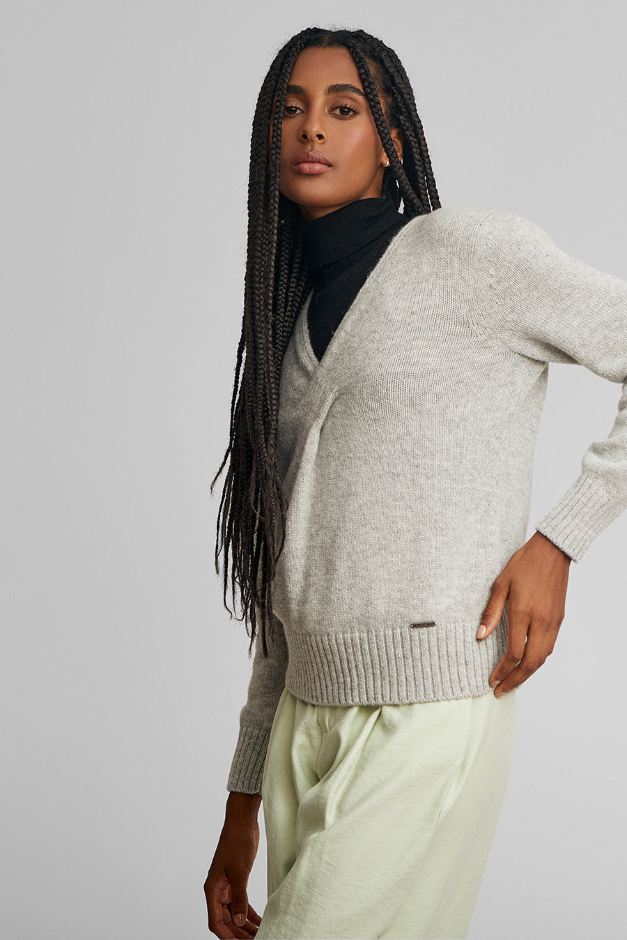 Wait Sweater Baby Alpaca Color Penguin