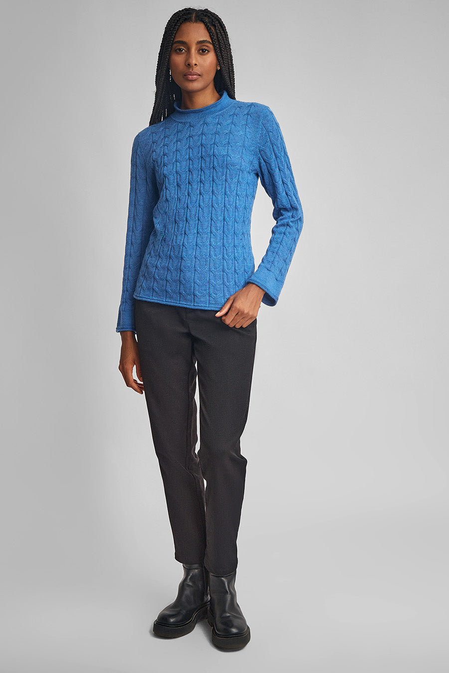 Willow Sweater Baby Alpaca Color Artic