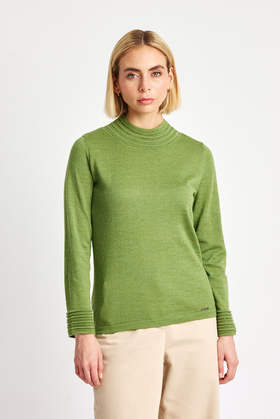 Suéter Whatever M De Baby Alpaca Color Alamo