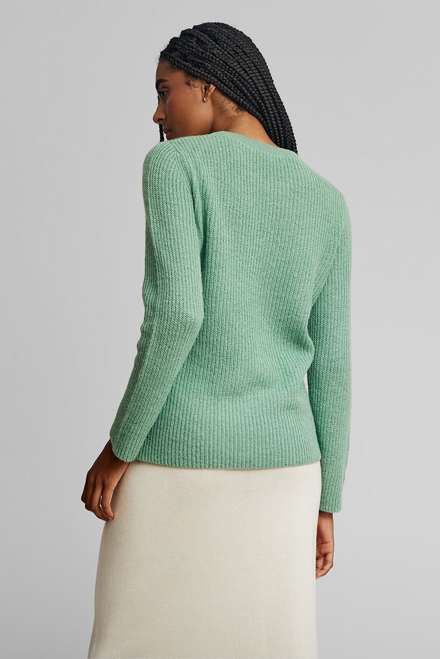 Wayra Sweater Baby Alpaca Color Basil