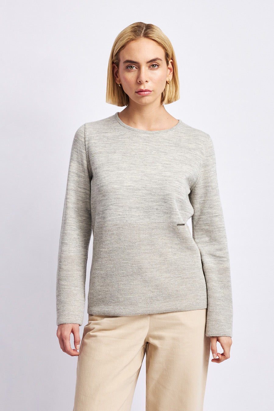 Whole Sweater Baby Alpaca Color Penguin & Nomad