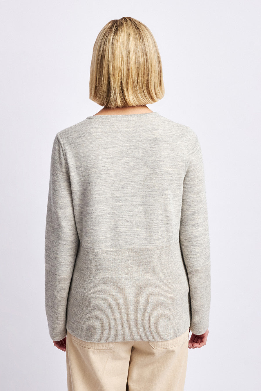 Whole Sweater Baby Alpaca Color Penguin & Nomad