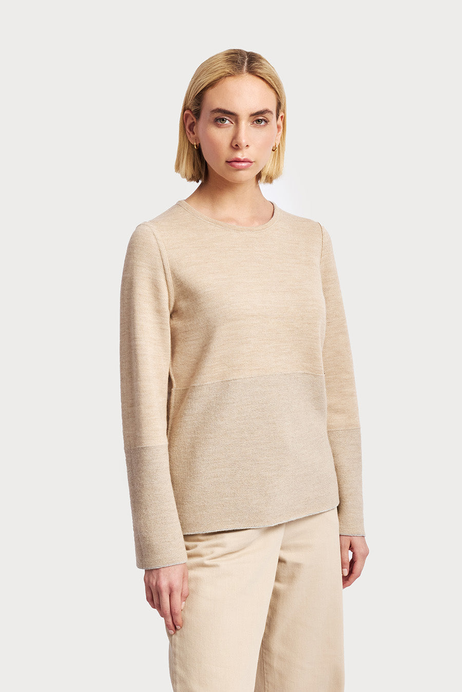 Whole Sweater Baby Alpaca Color Penguin & Nomad