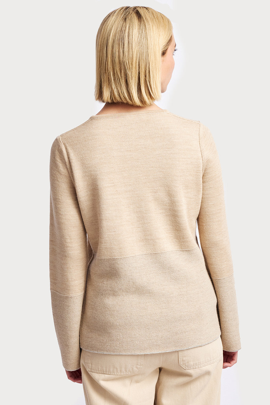 Whole Sweater Baby Alpaca Color Penguin & Nomad