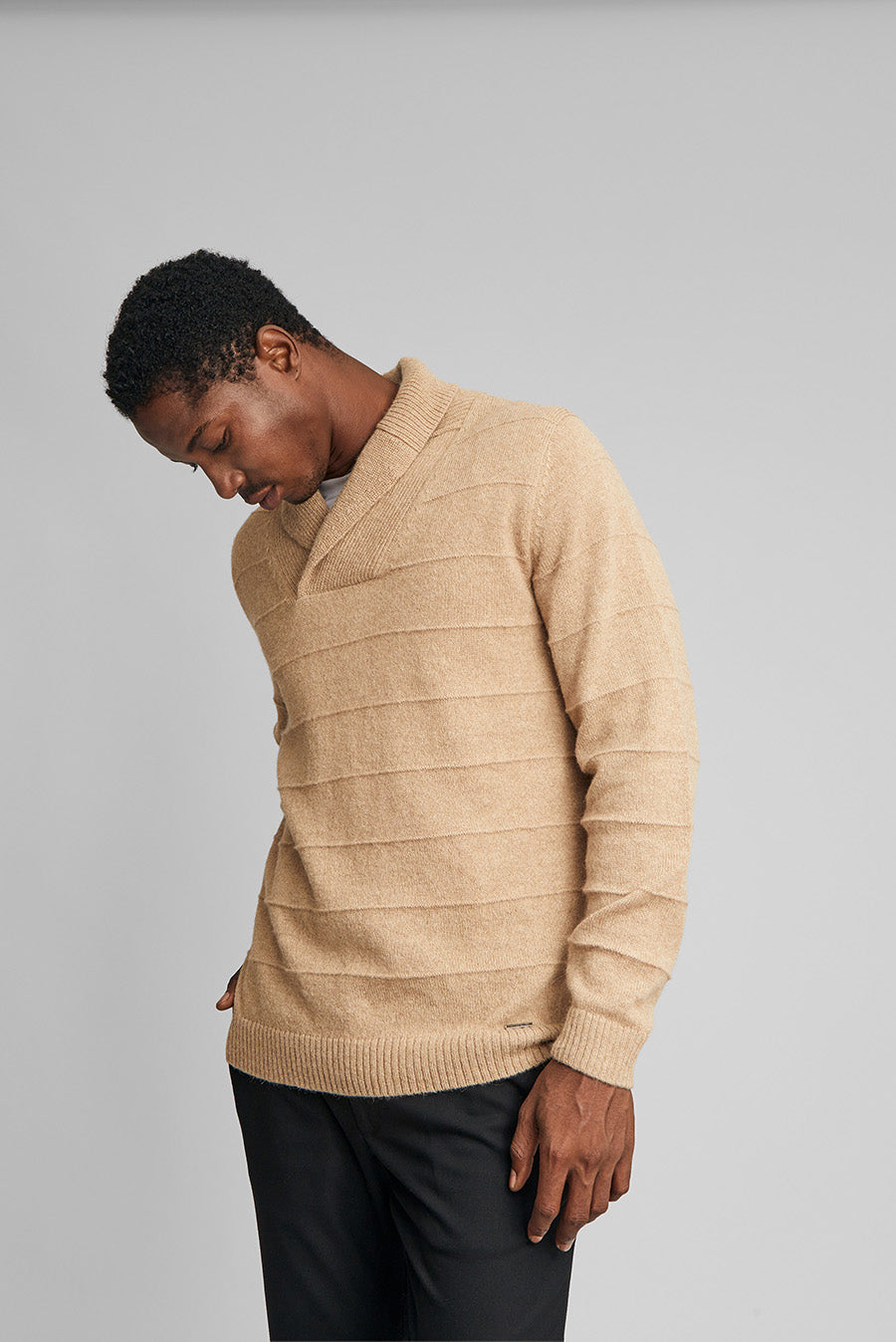 Washington Sweater Baby Alpaca Color Chanterelle
