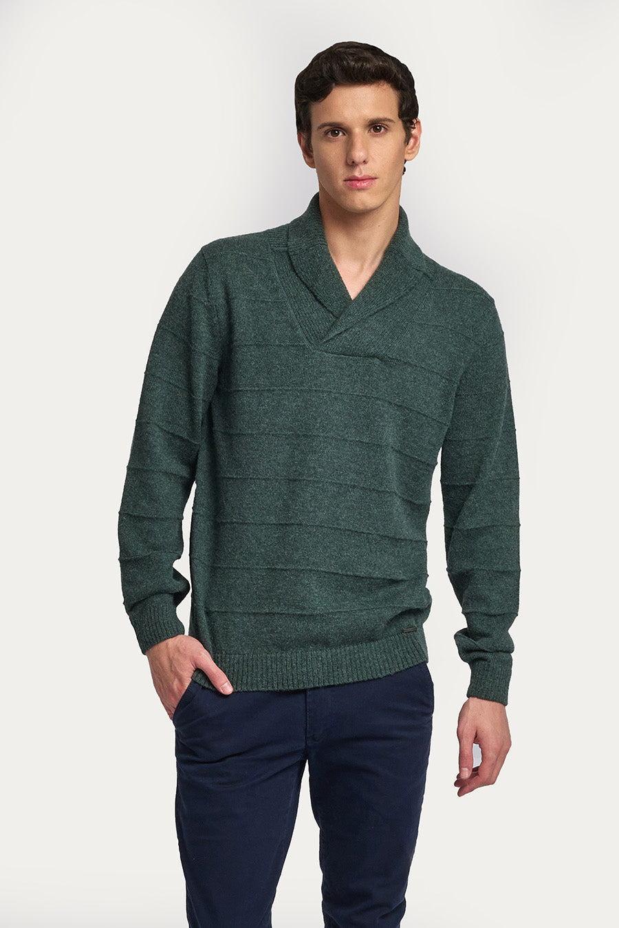Washington Sweater Baby Alpaca Color Bosque