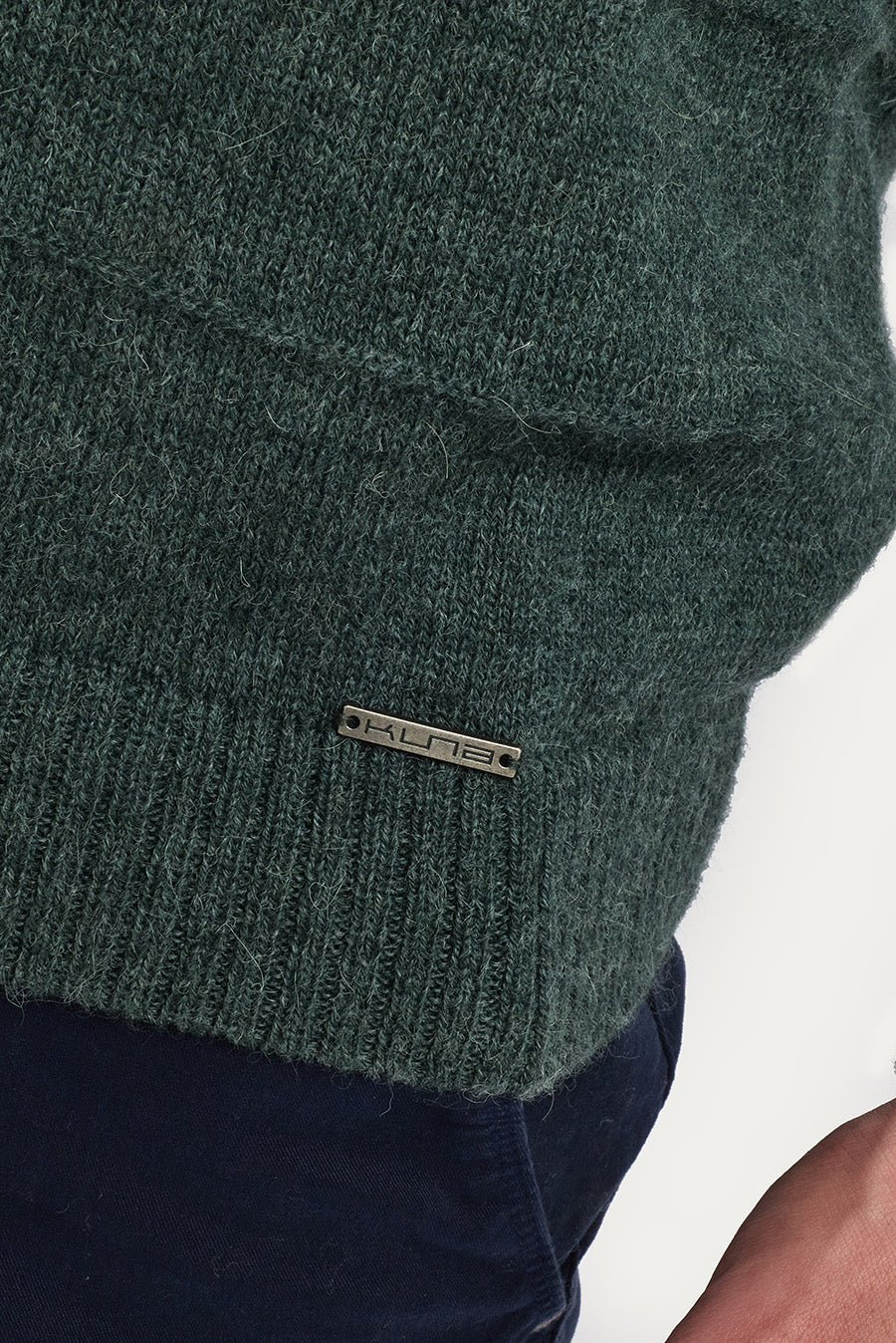 Washington Sweater Baby Alpaca Color Bosque