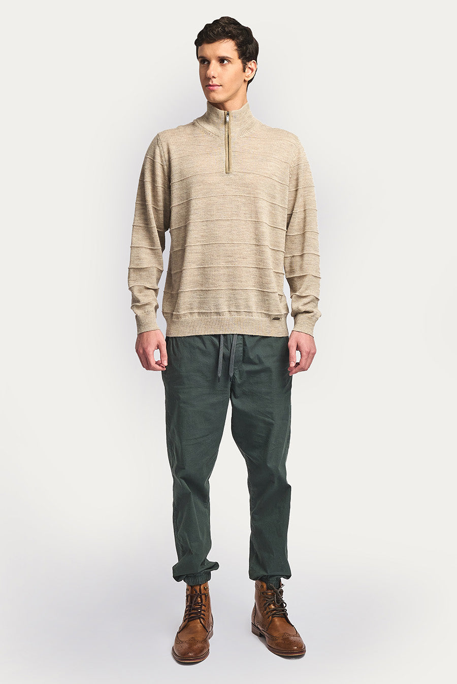 Watson Sweater Baby Alpaca Color Sabbia