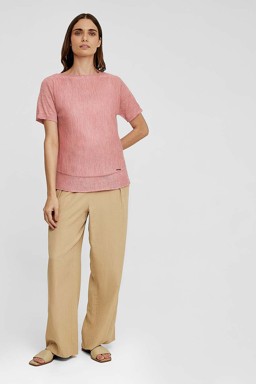 Where Sweater Baby Alpaca & Silk Color Pink