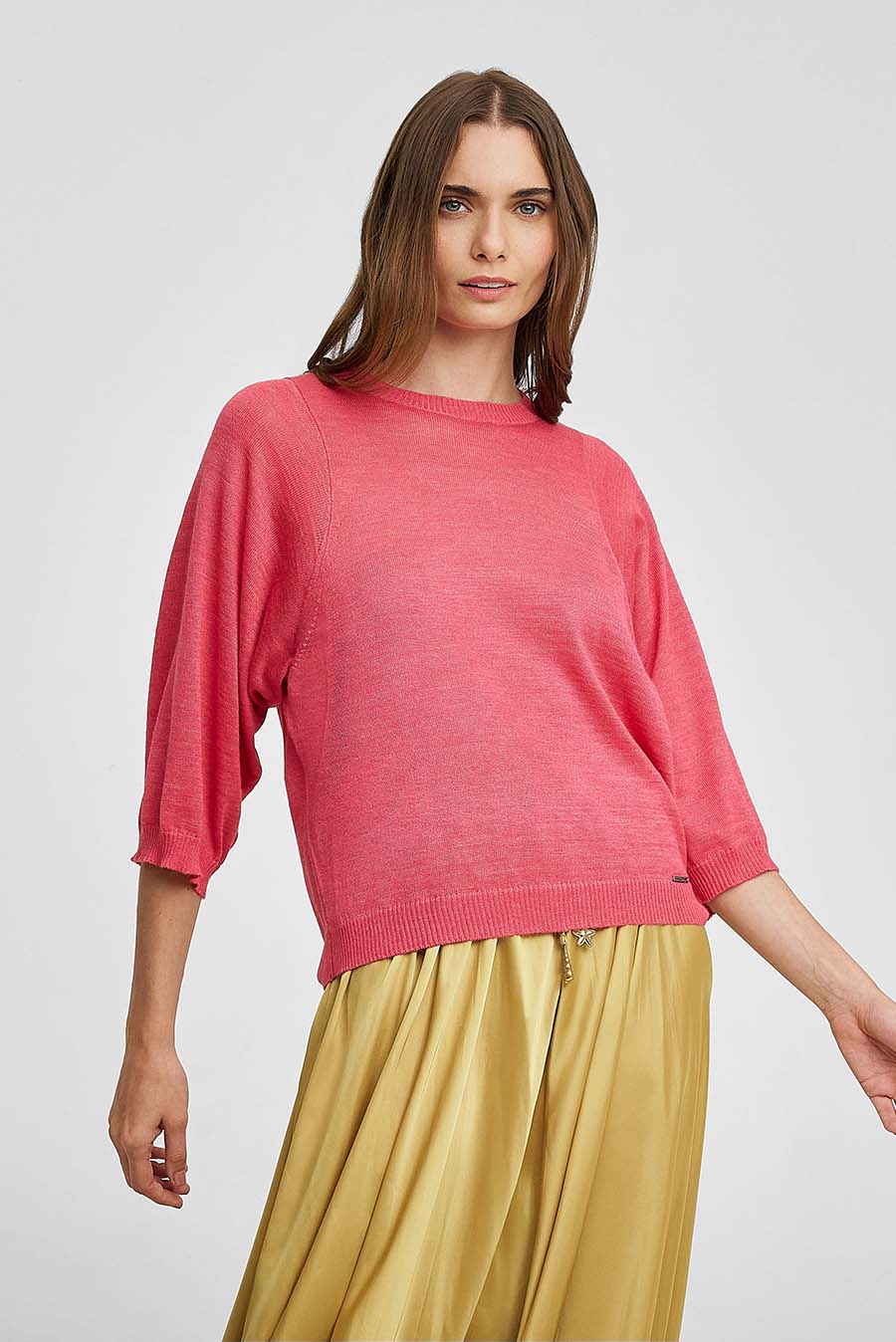 Whiney Sweater Baby Alpaca & Silk Color Red