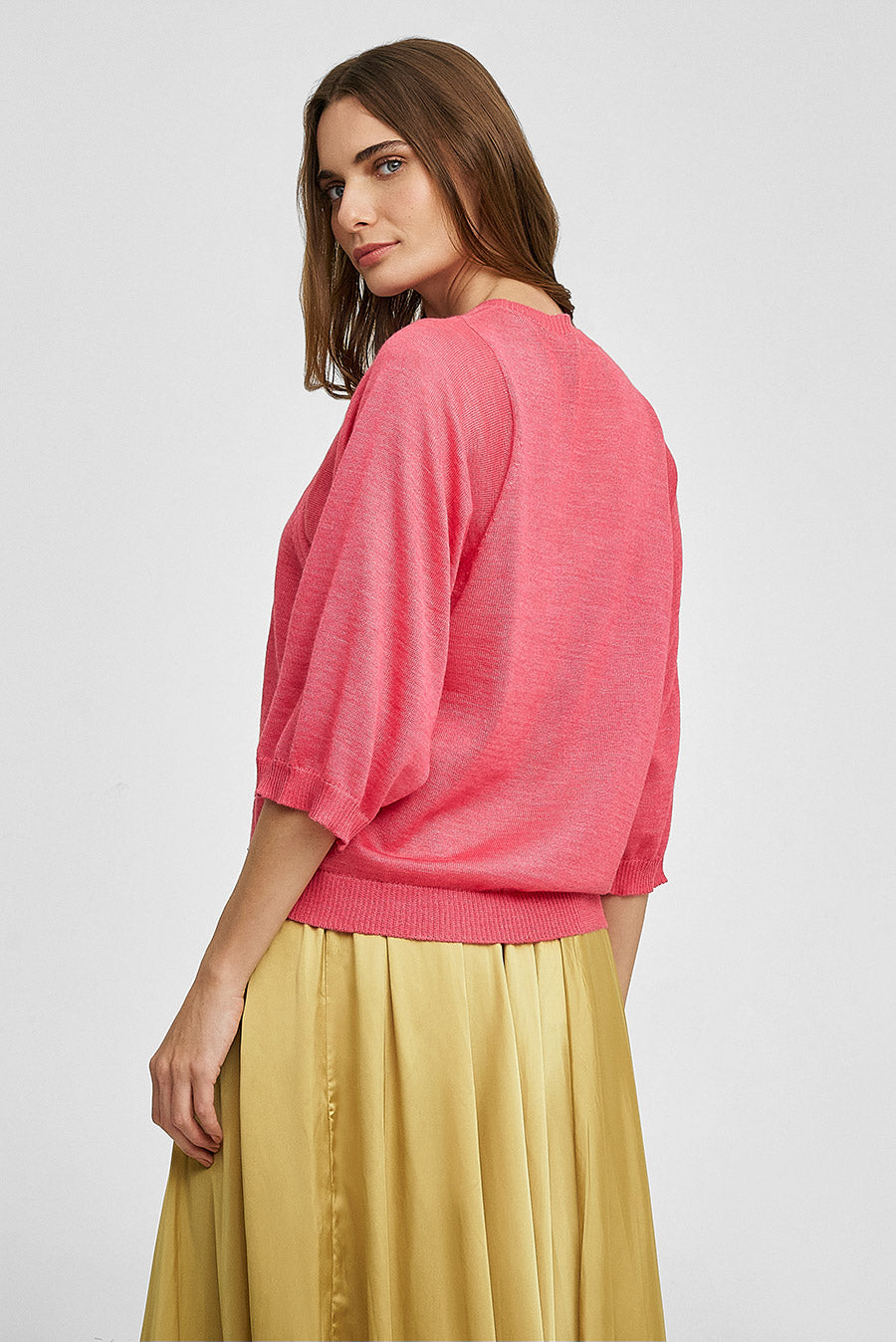 Whiney Sweater Baby Alpaca & Silk Color Red