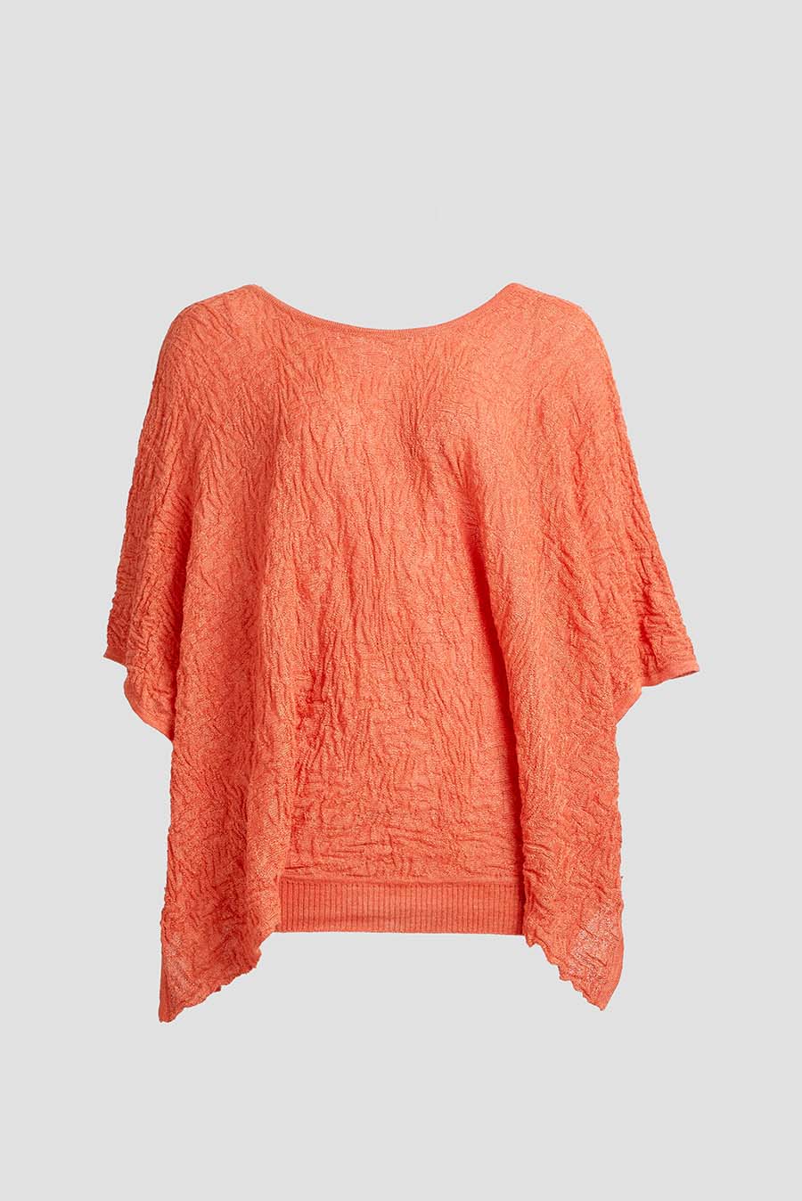 Jersey de alpaca bebé y seda Wind Color Naranja