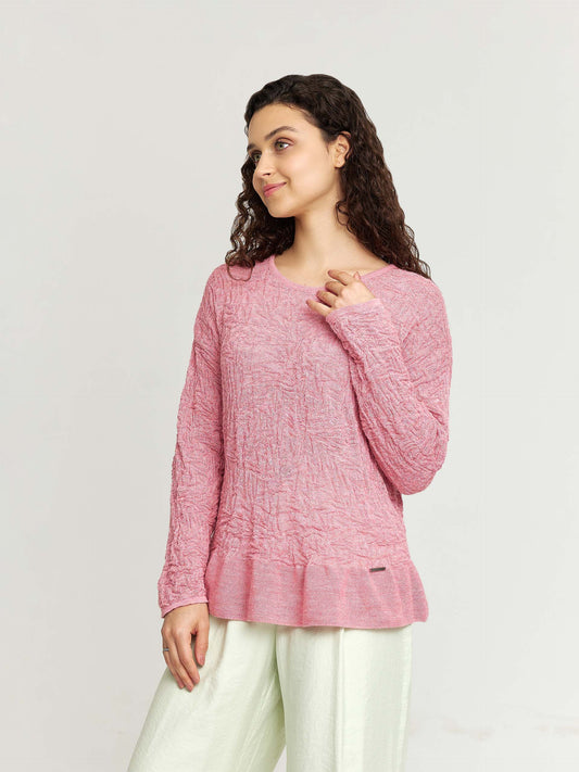 Wake Up Sweater Baby Alpaca & Silk Color Pink