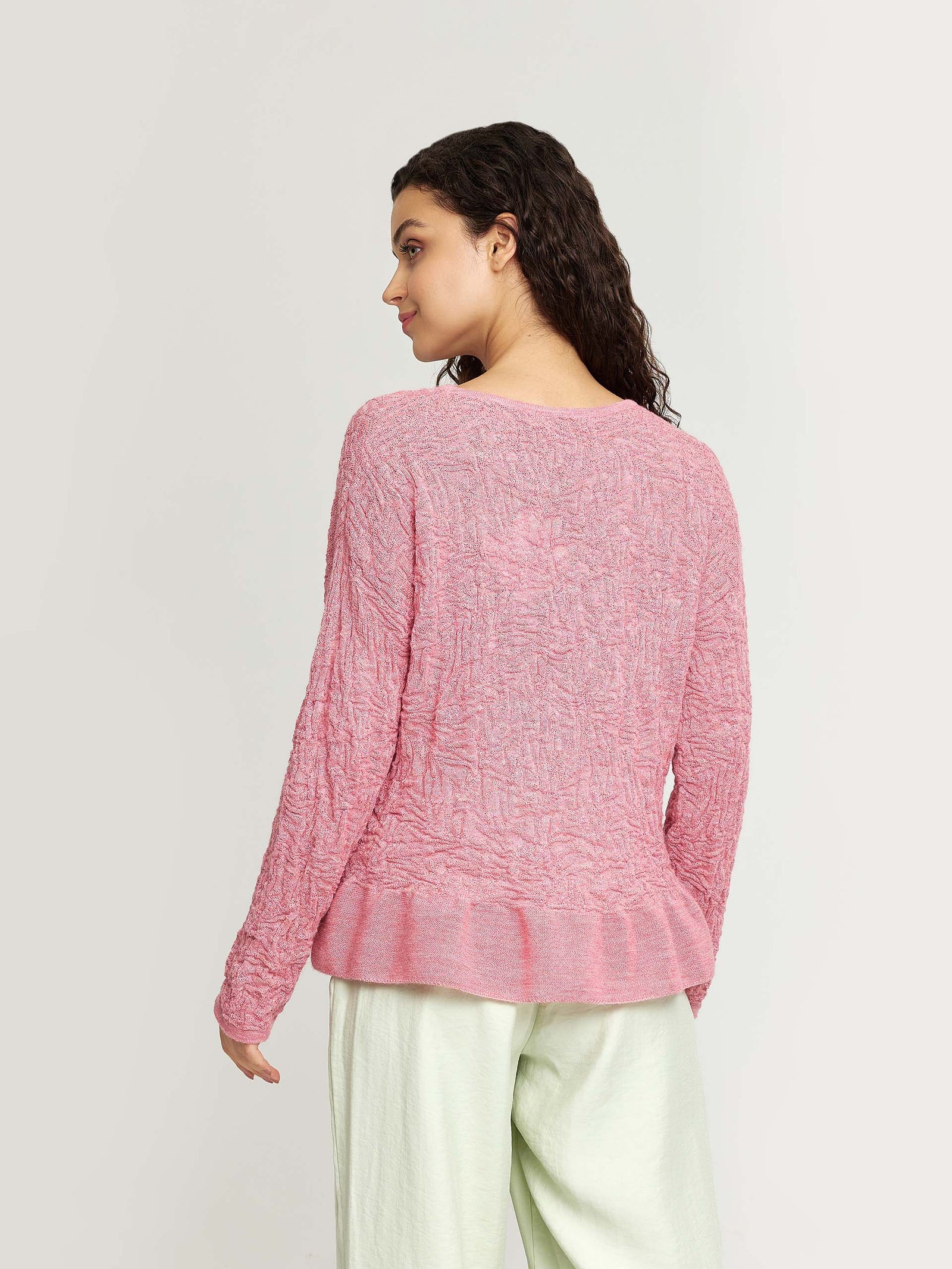 Wake Up Sweater Baby Alpaca & Silk Color Pink