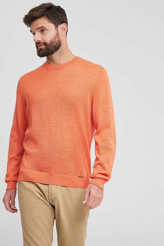 Wembley Sweater Baby Alpaca & Silk Color Orange