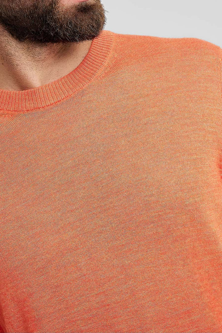 Wembley Sweater Baby Alpaca & Silk Color Orange