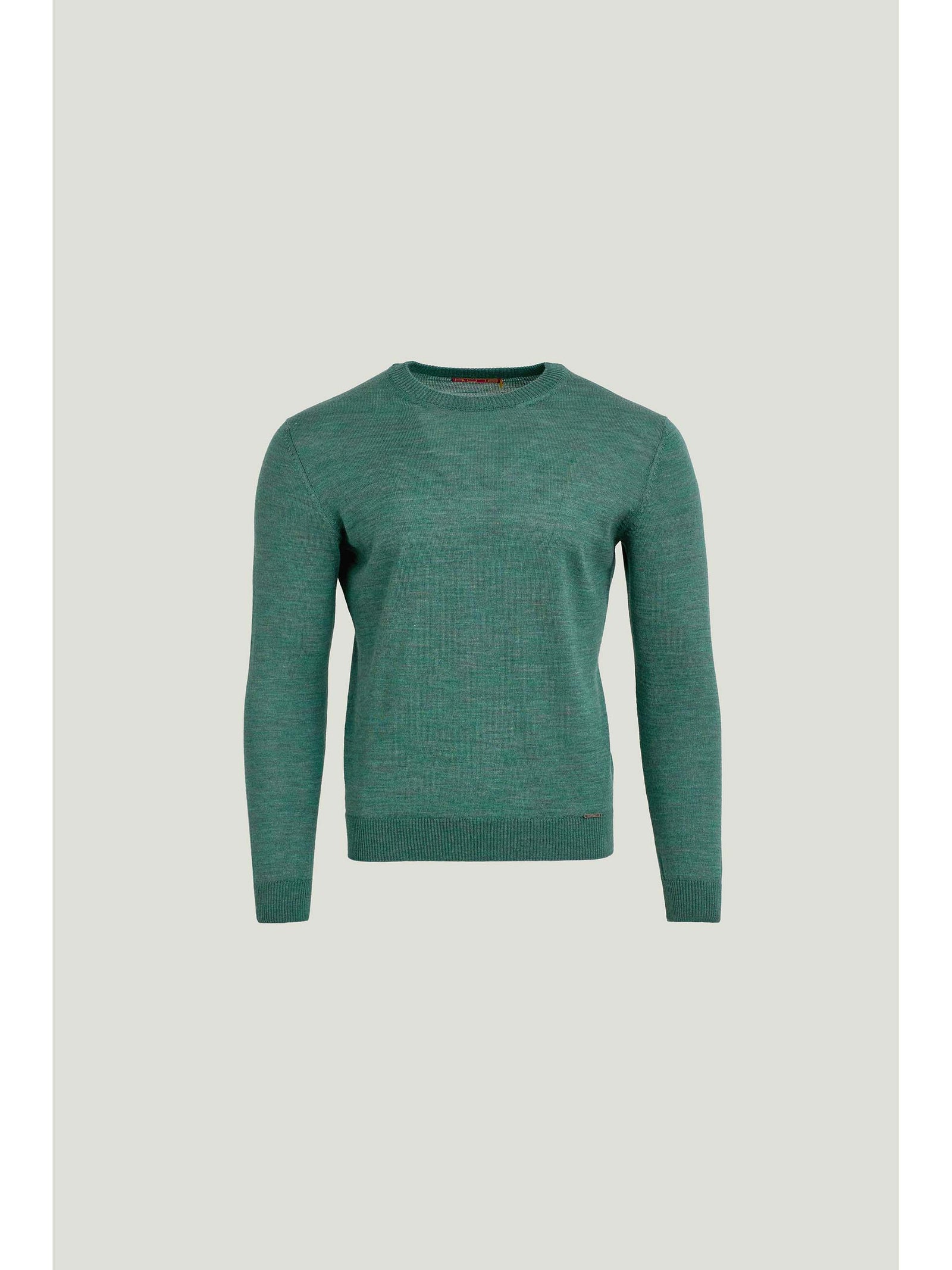 Suéter Wembley Baby Alpaca y Seda Color Verde Oscuro