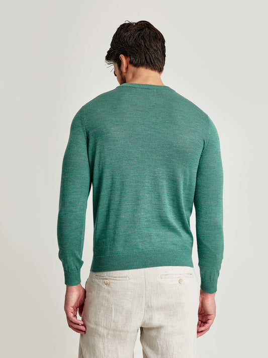 Wembley Sweater Baby Alpaca & Silk Color Dark Green