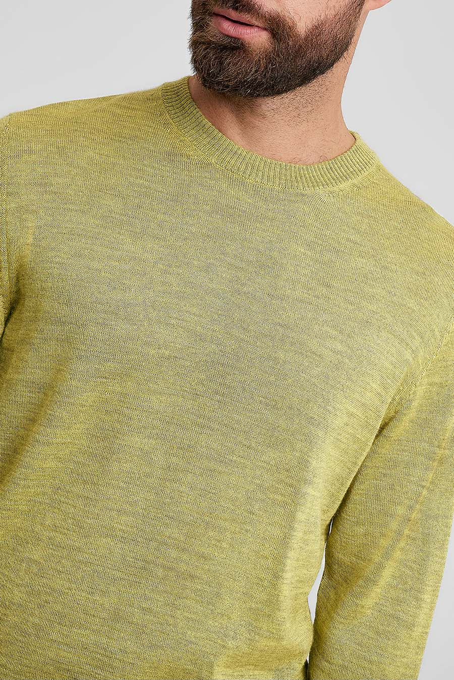 Suéter Wembley Baby Alpaca y Seda Color Verde