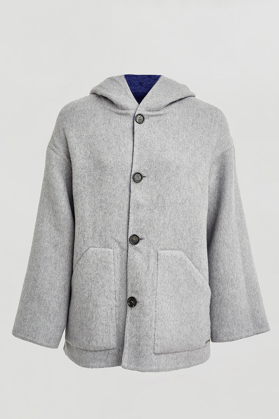 Whoopi Coat Baby Alpaca Color Niagara & Nuage