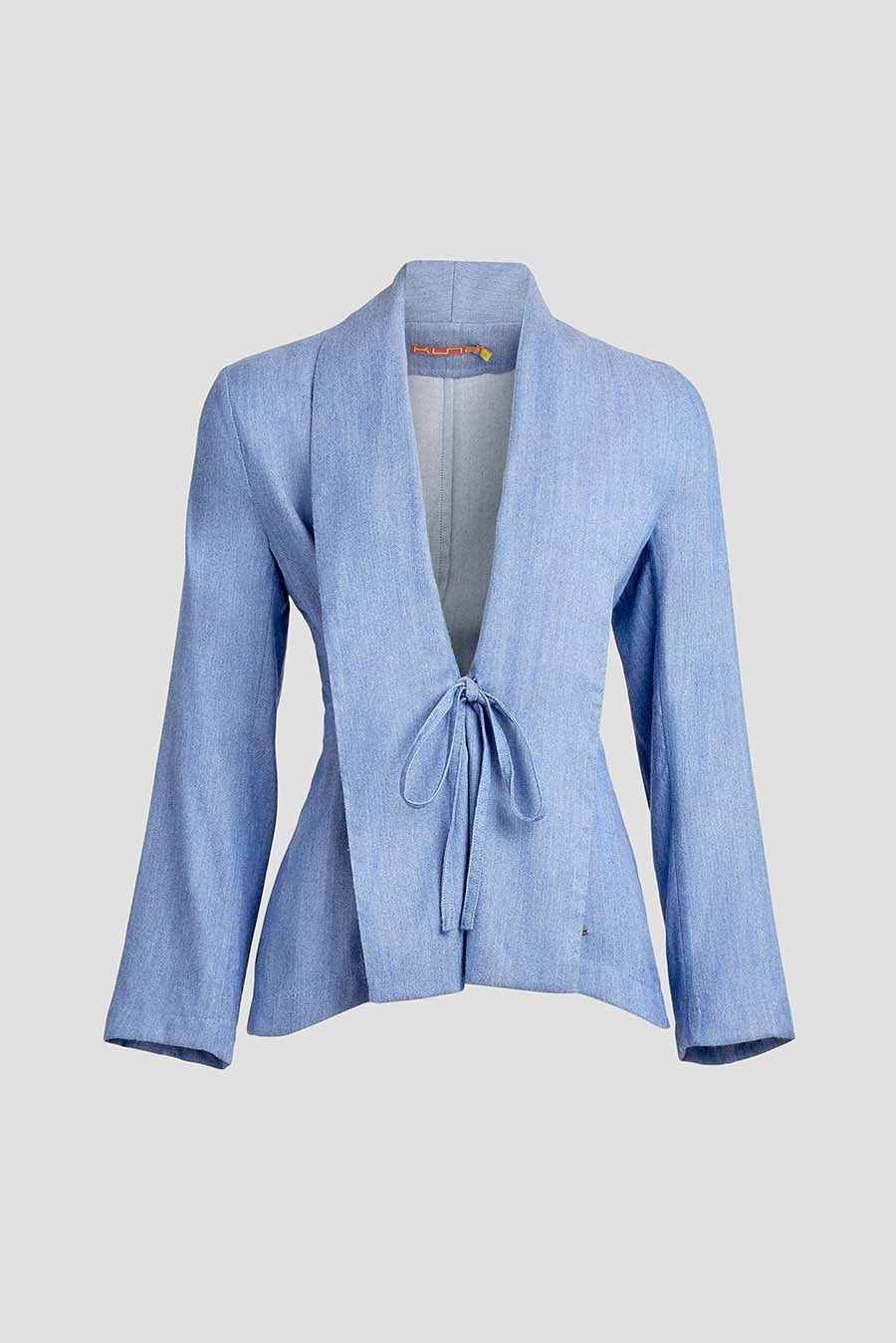 Whiney Coat Bamboo Color Blue