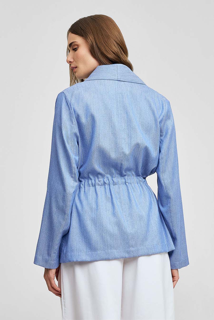 Whiney Coat Bamboo Color Blue
