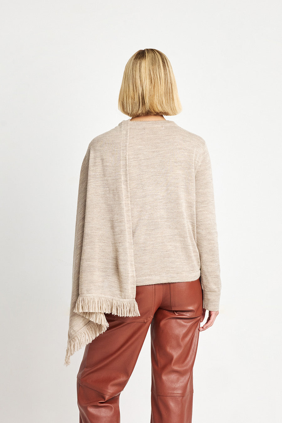 Wylie Cardigan Baby Alpaca Color Sabbia