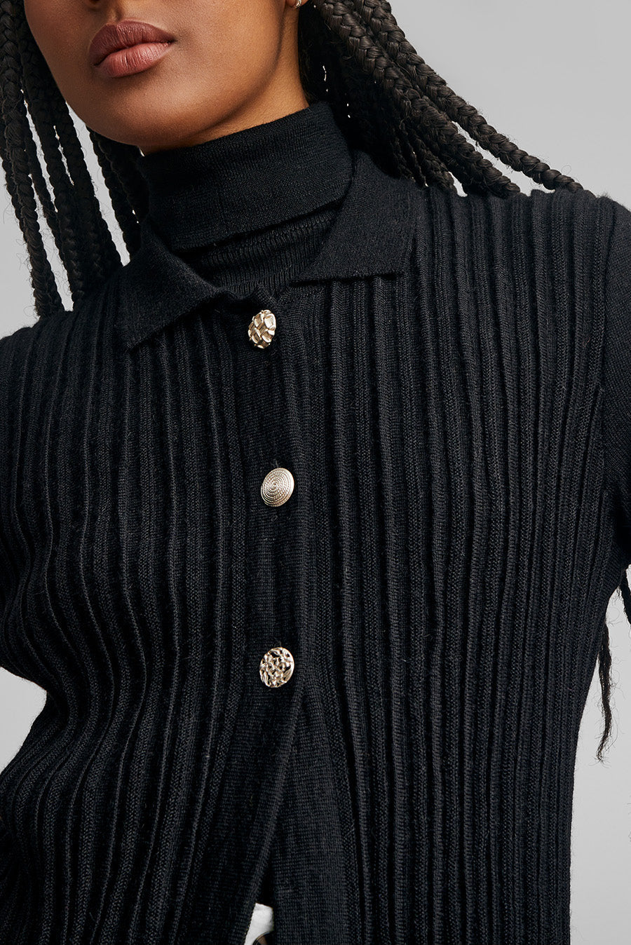 Wish Cardigan Baby Alpaca Color Black