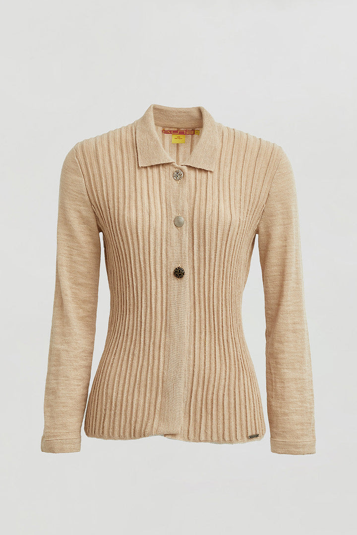Cárdigan Wish De Baby Alpaca Color Nomad