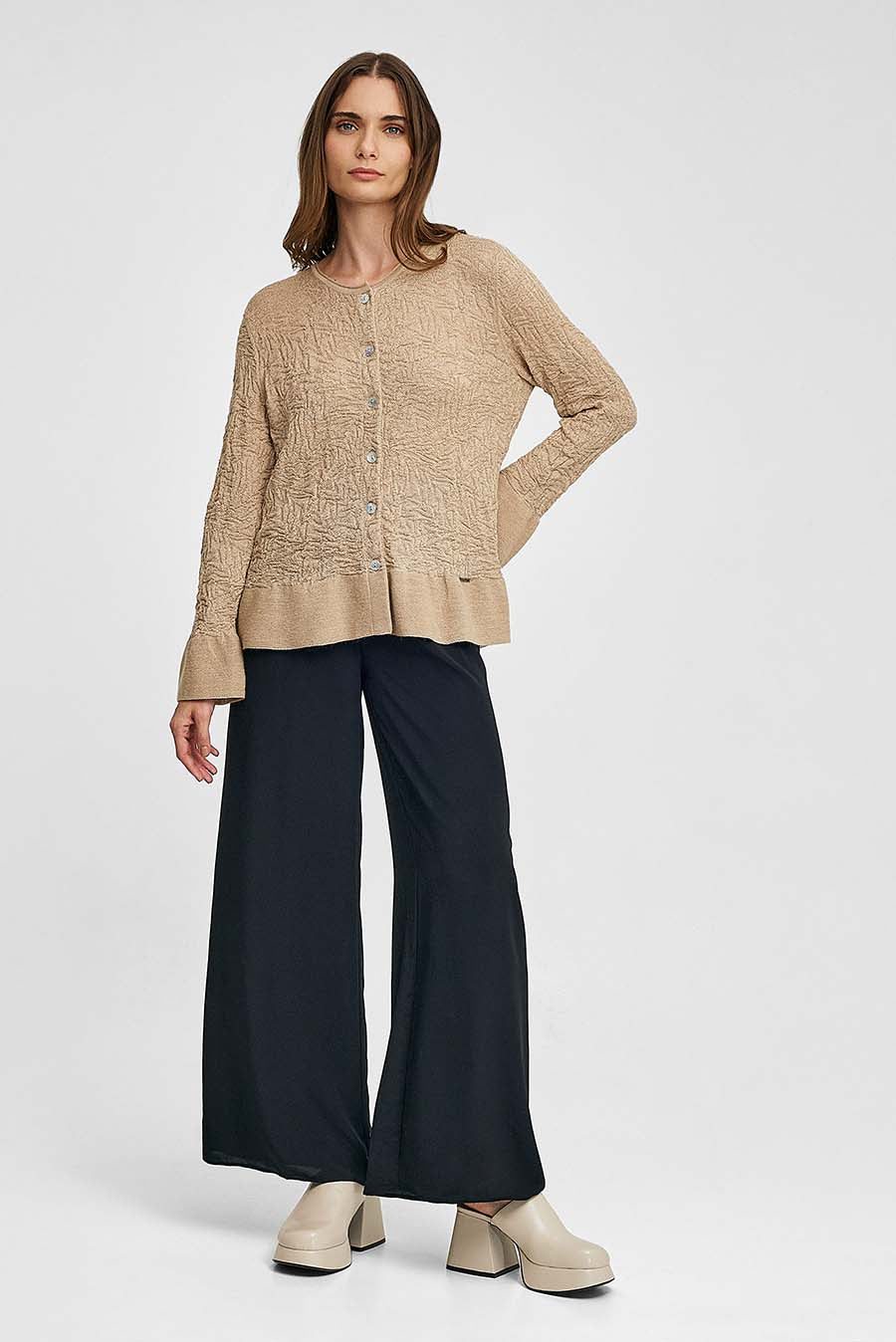 Wake Up Cardigan Baby Alpaca Color Beige
