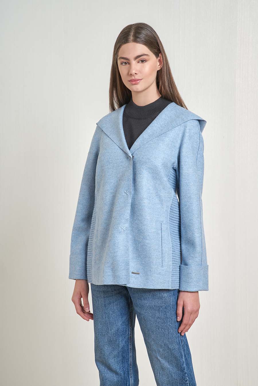 Valontano Coat Alpaca & Wool Color Nuvola