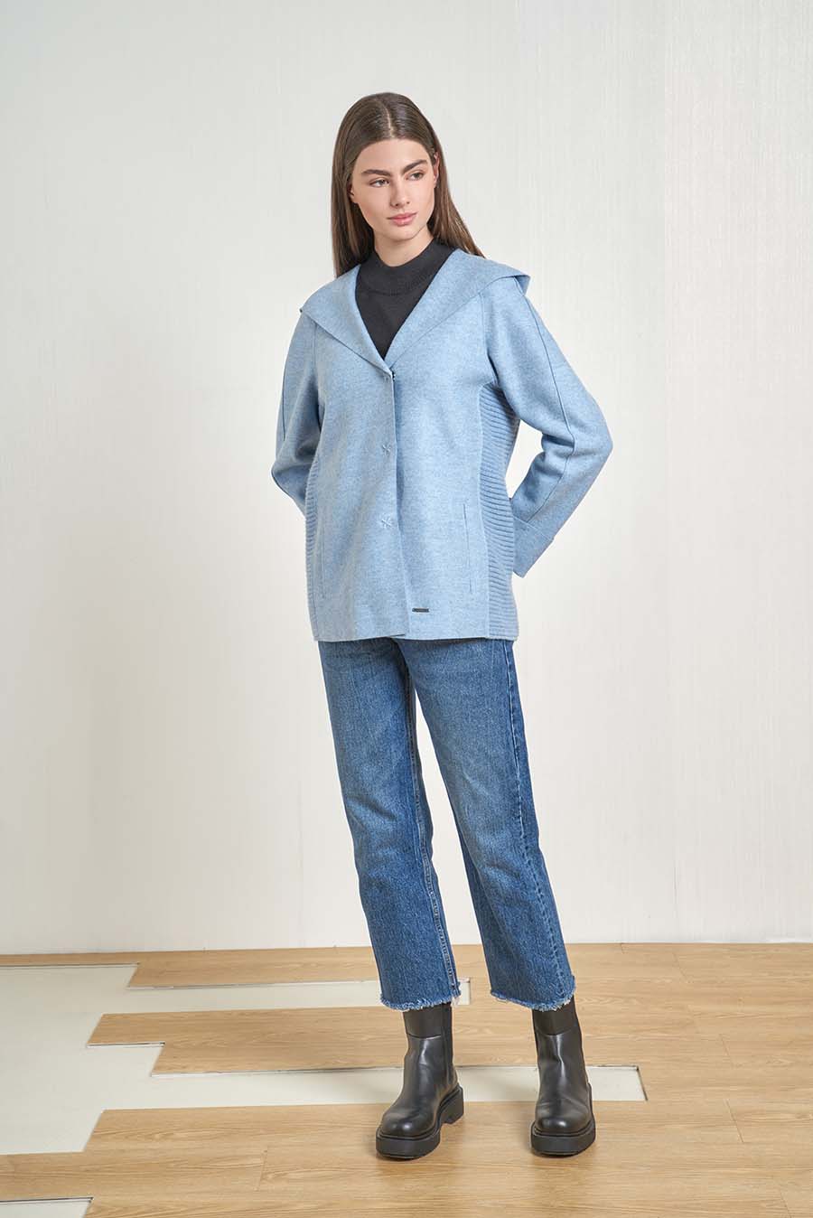 Valontano Coat Alpaca & Wool Color Nuvola
