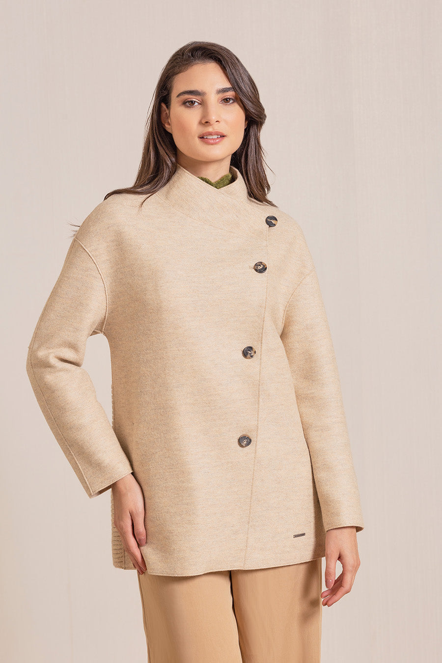 Vals Coat Alpaca & Wool Color Cream