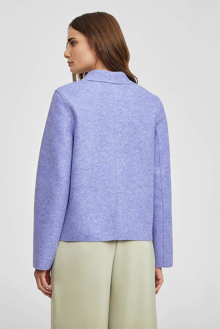 Wellness Coat Alpaca Color Purple