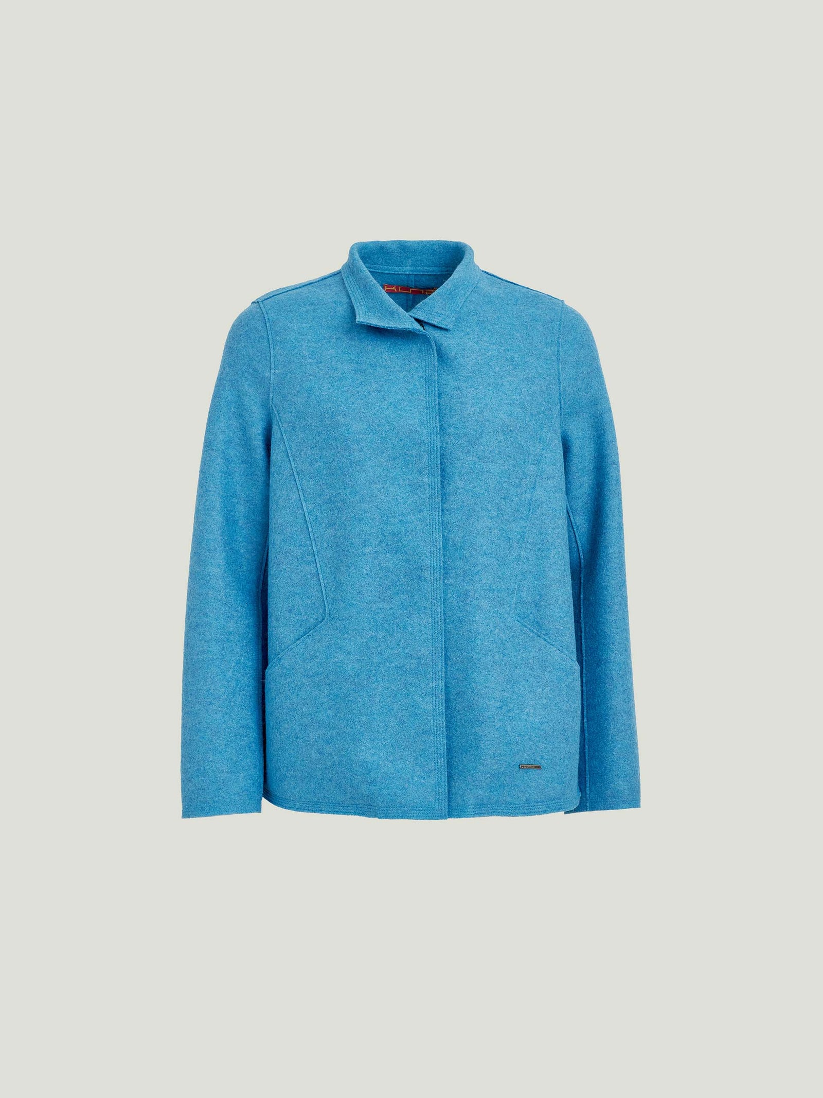 Weasly Coat Alpaca Color Turquoise