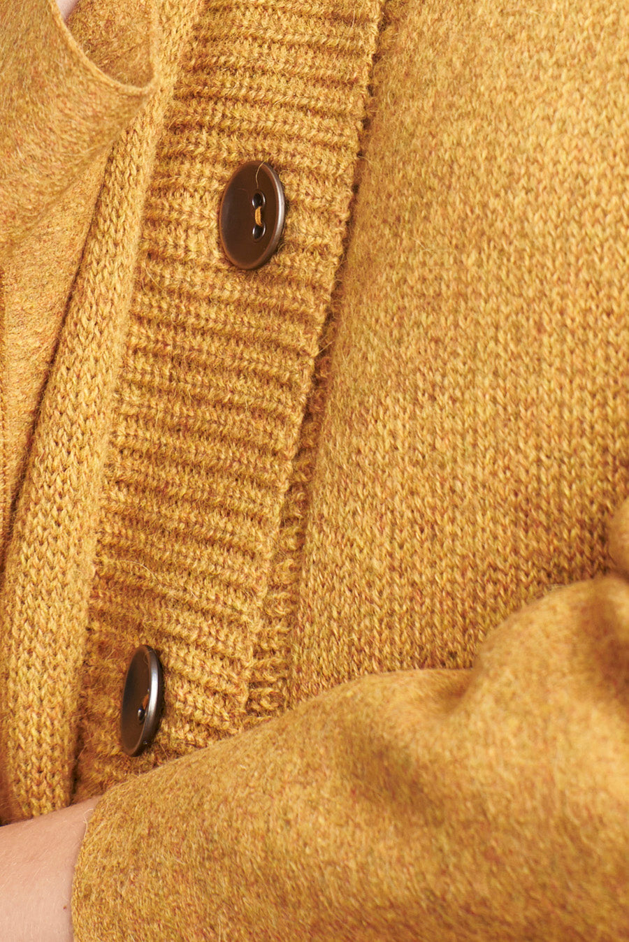 Unico Cardigan Baby Alpaca Color Oropel