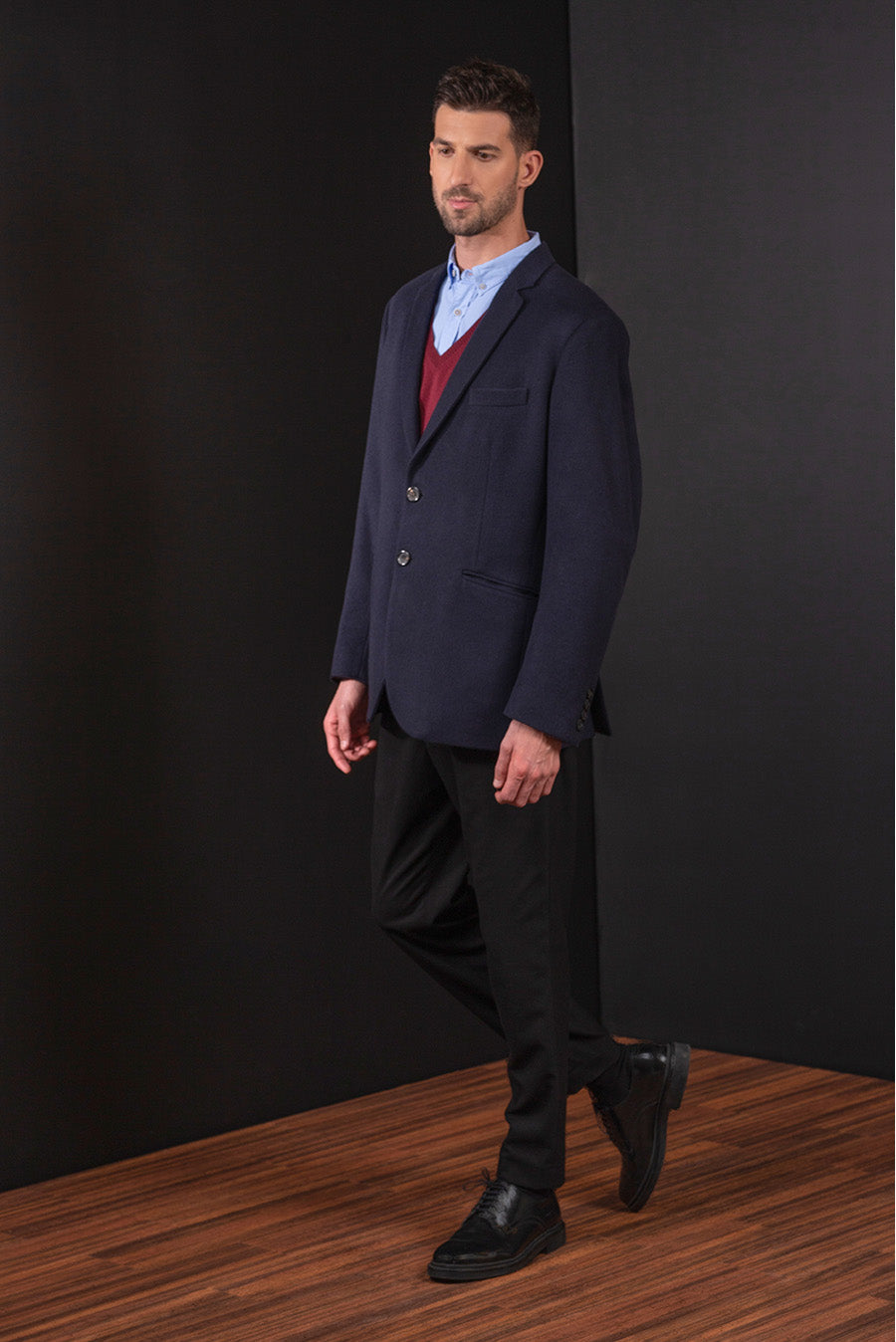 BLAZER BRYCE DE GUANACO COLOR NAVY