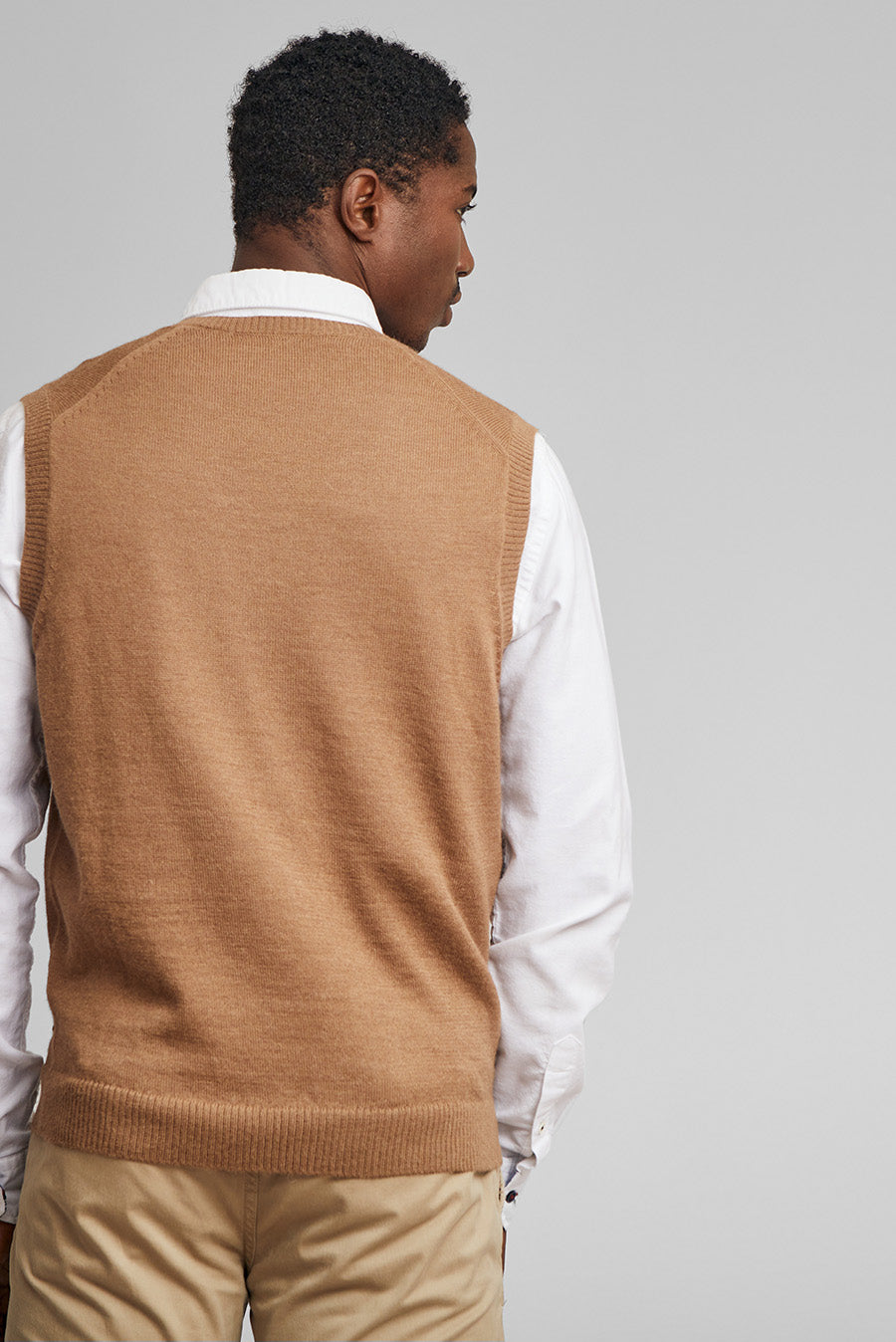 Abel Vest Baby Alpaca Color Camel