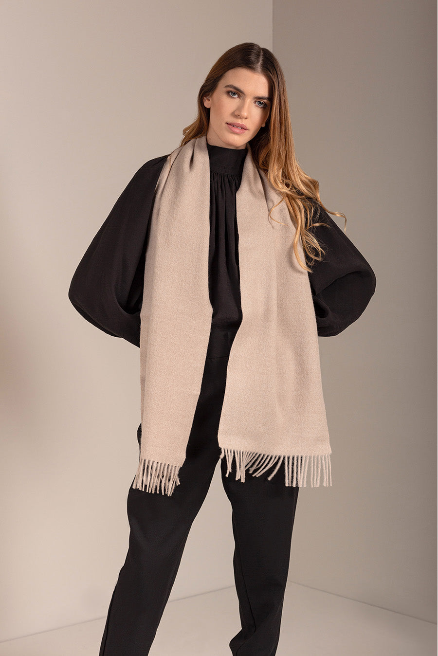 Jamas Scarf Royal Alpaca Color Polvo